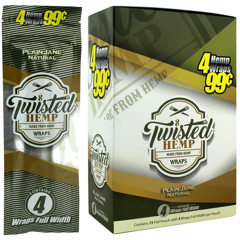 Twisted Hemp Wrap Plain Jane Natural Flavor