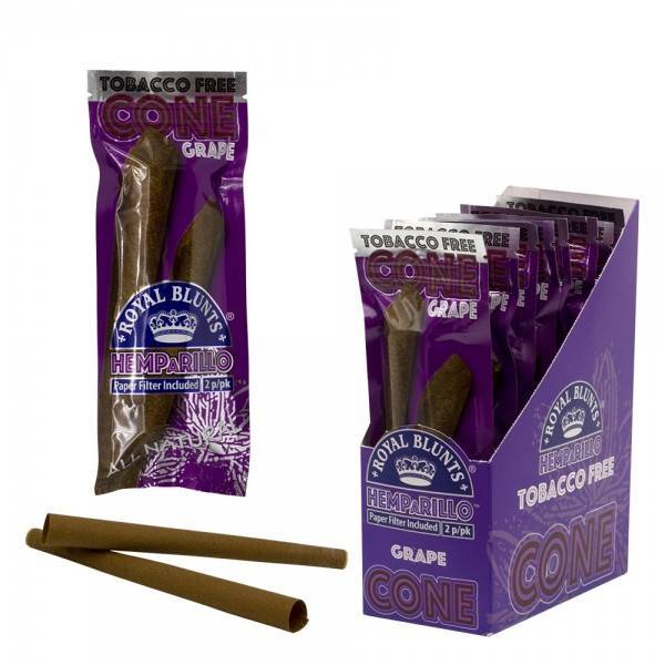 Royal Blunts Hemparillo Cones Grape Flavor