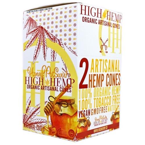 High Hemp Honey Pot Swirls Cones